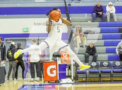Thumbnail 2 in Mt. Zion Prep Academy vs. Prolific Prep of Napa Christian (5 for the Fight National Hoopfest) photogallery.
