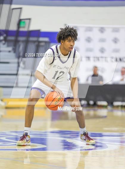 Thumbnail 3 in Mt. Zion Prep Academy vs. Prolific Prep of Napa Christian (5 for the Fight National Hoopfest) photogallery.