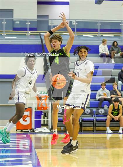 Thumbnail 2 in Mt. Zion Prep Academy vs. Prolific Prep of Napa Christian (5 for the Fight National Hoopfest) photogallery.