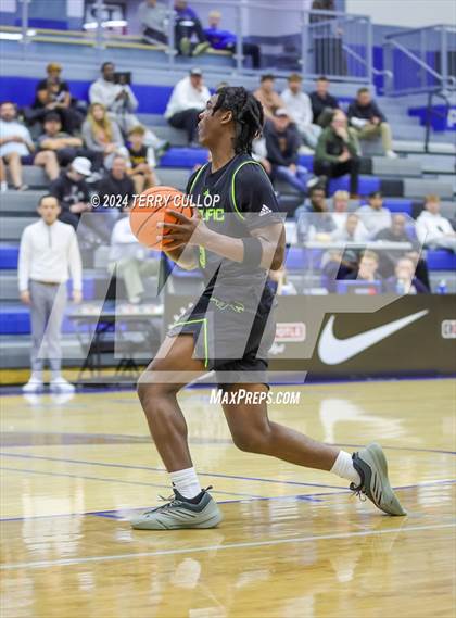 Thumbnail 2 in Mt. Zion Prep Academy vs. Prolific Prep of Napa Christian (5 for the Fight National Hoopfest) photogallery.