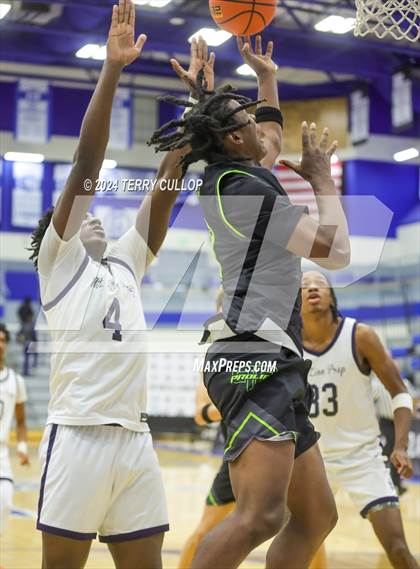 Thumbnail 2 in Mt. Zion Prep Academy vs. Prolific Prep of Napa Christian (5 for the Fight National Hoopfest) photogallery.