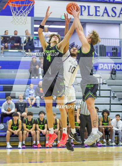 Thumbnail 2 in Mt. Zion Prep Academy vs. Prolific Prep of Napa Christian (5 for the Fight National Hoopfest) photogallery.