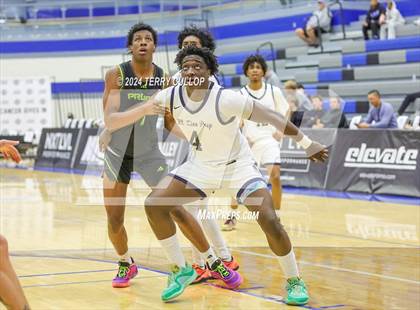 Thumbnail 2 in Mt. Zion Prep Academy vs. Prolific Prep of Napa Christian (5 for the Fight National Hoopfest) photogallery.