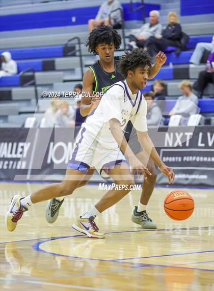 Thumbnail 2 in Mt. Zion Prep Academy vs. Prolific Prep of Napa Christian (5 for the Fight National Hoopfest) photogallery.