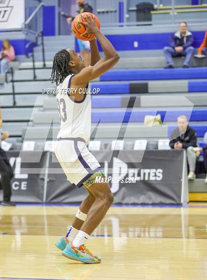Thumbnail 1 in Mt. Zion Prep Academy vs. Prolific Prep of Napa Christian (5 for the Fight National Hoopfest) photogallery.