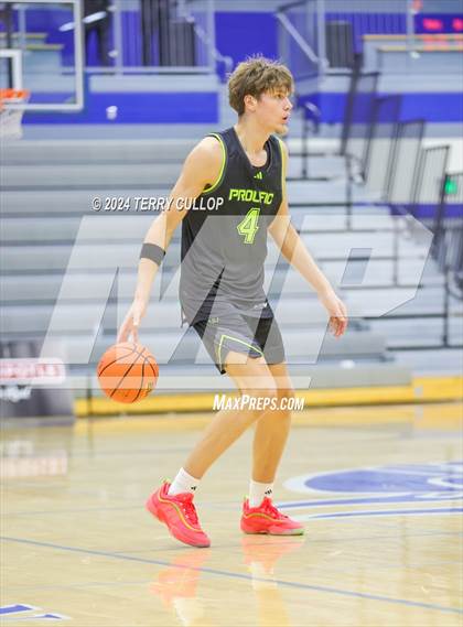 Thumbnail 3 in Mt. Zion Prep Academy vs. Prolific Prep of Napa Christian (5 for the Fight National Hoopfest) photogallery.