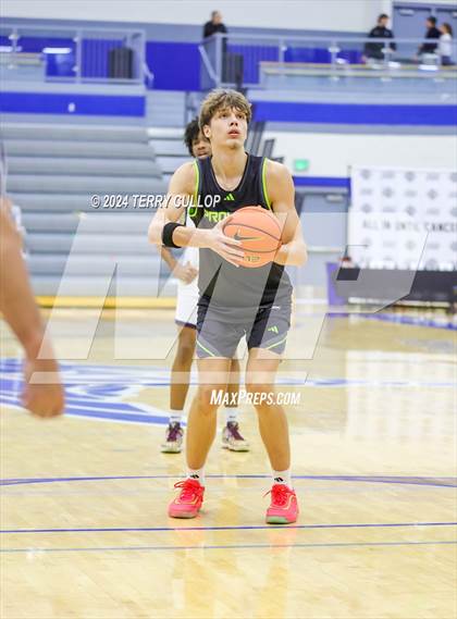 Thumbnail 2 in Mt. Zion Prep Academy vs. Prolific Prep of Napa Christian (5 for the Fight National Hoopfest) photogallery.