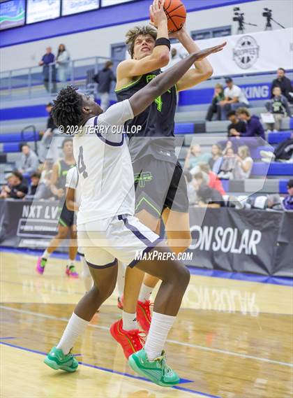 Thumbnail 1 in Mt. Zion Prep Academy vs. Prolific Prep of Napa Christian (5 for the Fight National Hoopfest) photogallery.