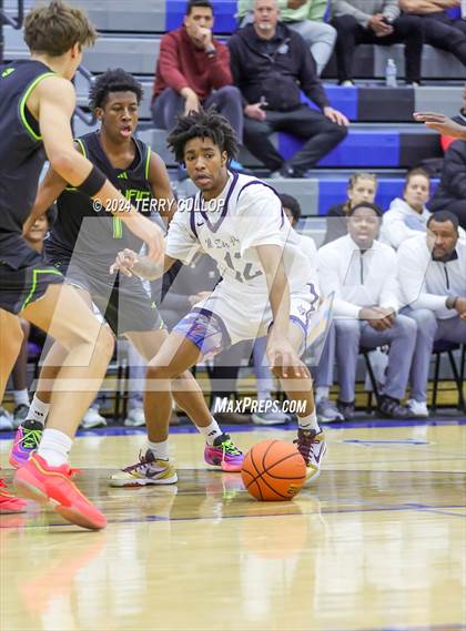 Thumbnail 3 in Mt. Zion Prep Academy vs. Prolific Prep of Napa Christian (5 for the Fight National Hoopfest) photogallery.