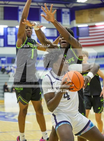 Thumbnail 1 in Mt. Zion Prep Academy vs. Prolific Prep of Napa Christian (5 for the Fight National Hoopfest) photogallery.