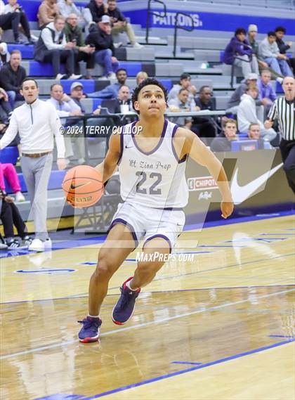 Thumbnail 1 in Mt. Zion Prep Academy vs. Prolific Prep of Napa Christian (5 for the Fight National Hoopfest) photogallery.