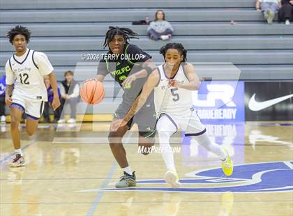 Thumbnail 3 in Mt. Zion Prep Academy vs. Prolific Prep of Napa Christian (5 for the Fight National Hoopfest) photogallery.
