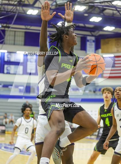 Thumbnail 2 in Mt. Zion Prep Academy vs. Prolific Prep of Napa Christian (5 for the Fight National Hoopfest) photogallery.