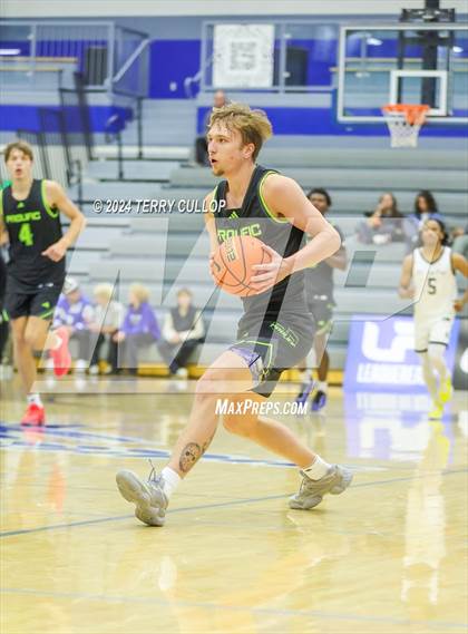 Thumbnail 2 in Mt. Zion Prep Academy vs. Prolific Prep of Napa Christian (5 for the Fight National Hoopfest) photogallery.
