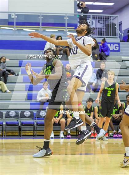 Thumbnail 1 in Mt. Zion Prep Academy vs. Prolific Prep of Napa Christian (5 for the Fight National Hoopfest) photogallery.