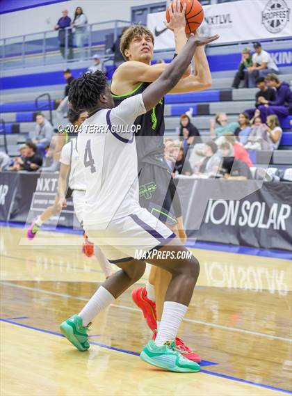Thumbnail 3 in Mt. Zion Prep Academy vs. Prolific Prep of Napa Christian (5 for the Fight National Hoopfest) photogallery.