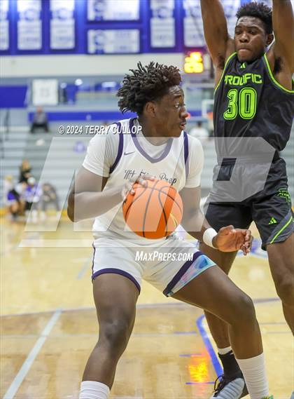 Thumbnail 2 in Mt. Zion Prep Academy vs. Prolific Prep of Napa Christian (5 for the Fight National Hoopfest) photogallery.