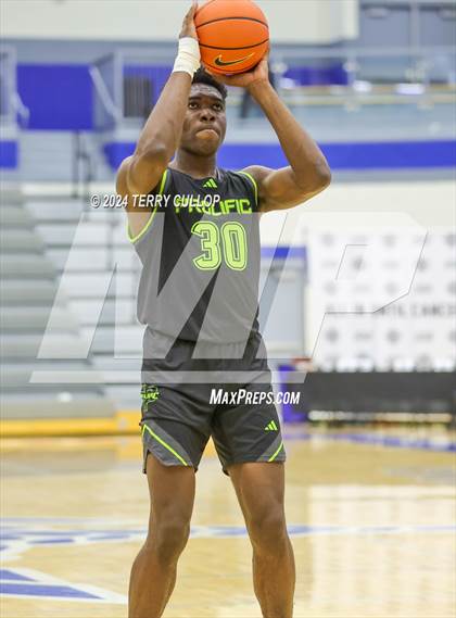 Thumbnail 1 in Mt. Zion Prep Academy vs. Prolific Prep of Napa Christian (5 for the Fight National Hoopfest) photogallery.