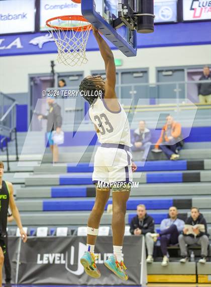Thumbnail 3 in Mt. Zion Prep Academy vs. Prolific Prep of Napa Christian (5 for the Fight National Hoopfest) photogallery.