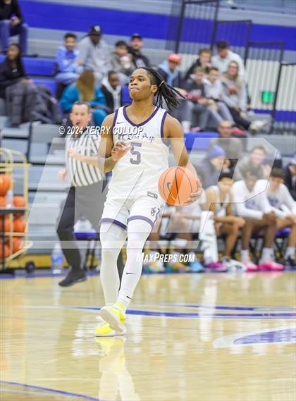 Thumbnail 3 in Mt. Zion Prep Academy vs. Prolific Prep of Napa Christian (5 for the Fight National Hoopfest) photogallery.