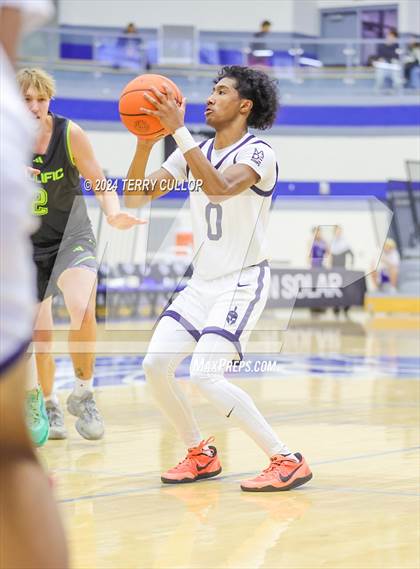 Thumbnail 3 in Mt. Zion Prep Academy vs. Prolific Prep of Napa Christian (5 for the Fight National Hoopfest) photogallery.