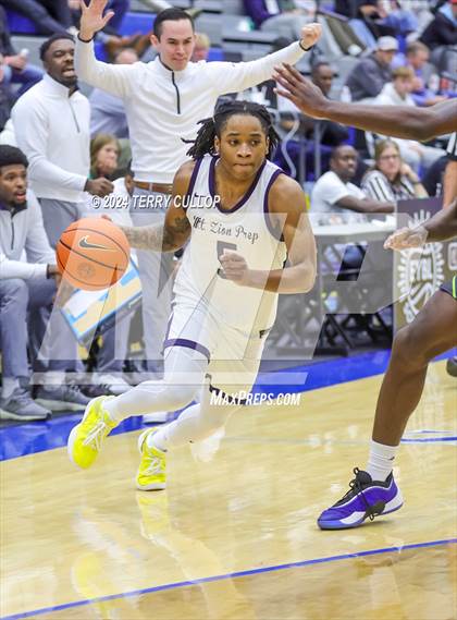 Thumbnail 1 in Mt. Zion Prep Academy vs. Prolific Prep of Napa Christian (5 for the Fight National Hoopfest) photogallery.