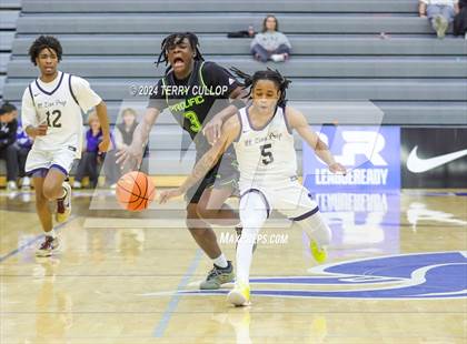 Thumbnail 1 in Mt. Zion Prep Academy vs. Prolific Prep of Napa Christian (5 for the Fight National Hoopfest) photogallery.
