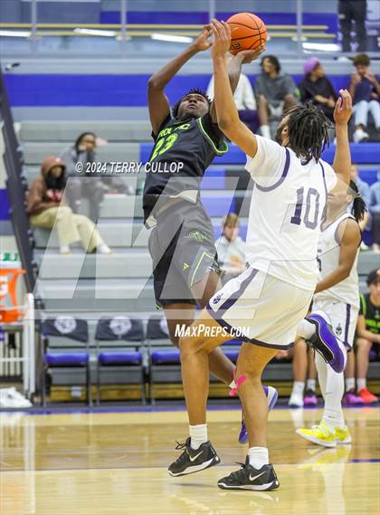 Thumbnail 2 in Mt. Zion Prep Academy vs. Prolific Prep of Napa Christian (5 for the Fight National Hoopfest) photogallery.