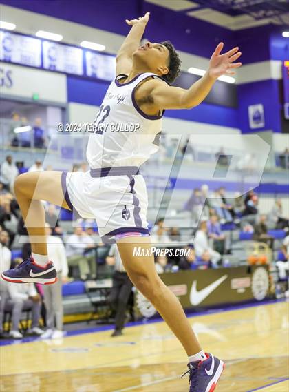 Thumbnail 3 in Mt. Zion Prep Academy vs. Prolific Prep of Napa Christian (5 for the Fight National Hoopfest) photogallery.