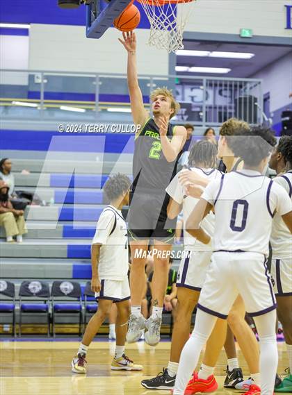 Thumbnail 1 in Mt. Zion Prep Academy vs. Prolific Prep of Napa Christian (5 for the Fight National Hoopfest) photogallery.