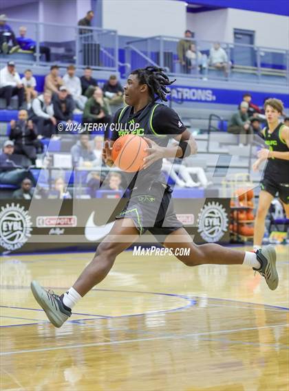 Thumbnail 3 in Mt. Zion Prep Academy vs. Prolific Prep of Napa Christian (5 for the Fight National Hoopfest) photogallery.