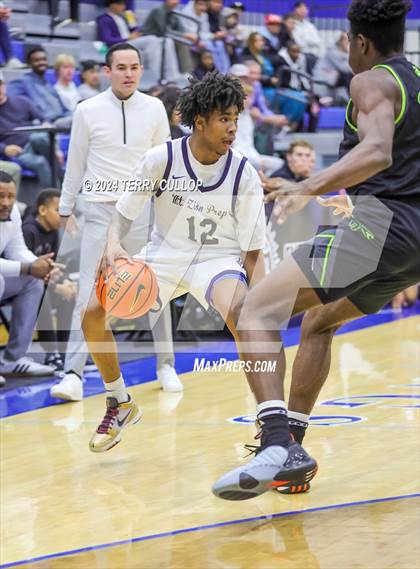 Thumbnail 3 in Mt. Zion Prep Academy vs. Prolific Prep of Napa Christian (5 for the Fight National Hoopfest) photogallery.