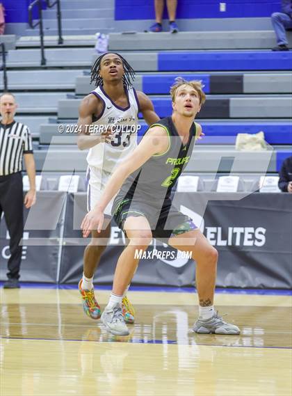 Thumbnail 2 in Mt. Zion Prep Academy vs. Prolific Prep of Napa Christian (5 for the Fight National Hoopfest) photogallery.