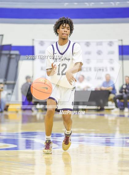 Thumbnail 1 in Mt. Zion Prep Academy vs. Prolific Prep of Napa Christian (5 for the Fight National Hoopfest) photogallery.