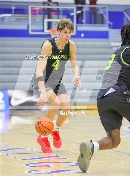 Thumbnail 1 in Mt. Zion Prep Academy vs. Prolific Prep of Napa Christian (5 for the Fight National Hoopfest) photogallery.