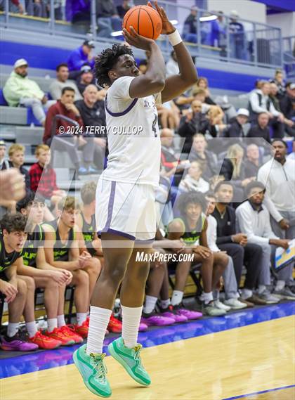 Thumbnail 3 in Mt. Zion Prep Academy vs. Prolific Prep of Napa Christian (5 for the Fight National Hoopfest) photogallery.