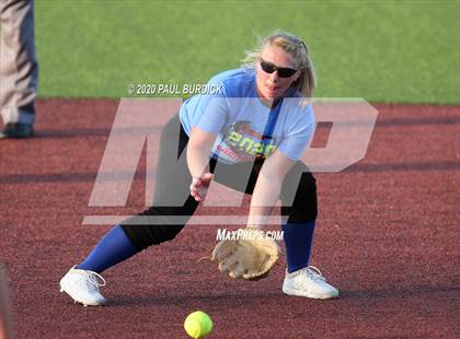 Thumbnail 2 in 2020 D 9 North South Softball Challenge photogallery.