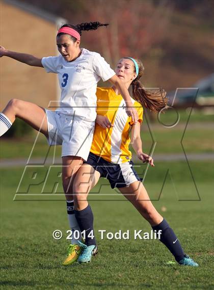 Thumbnail 2 in Haddam-Killingworth @ Old Lyme (SLC Semifinal) photogallery.