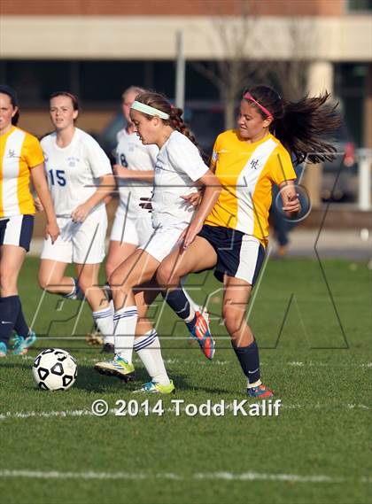 Thumbnail 3 in Haddam-Killingworth @ Old Lyme (SLC Semifinal) photogallery.