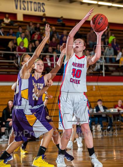 Thumbnail 3 in Cherry Creek vs. Littleton (CSHAA 5A 2nd Round) photogallery.