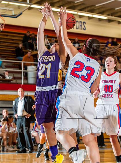 Thumbnail 2 in Cherry Creek vs. Littleton (CSHAA 5A 2nd Round) photogallery.