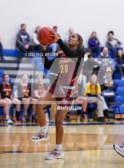 Thumbnail 3 in Neumann Regional Academy vs. Juniata Christian (Millville Tip-Off Tournament) photogallery.