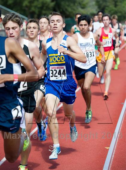 Thumbnail 2 in Stanford Invitational 3000m photogallery.