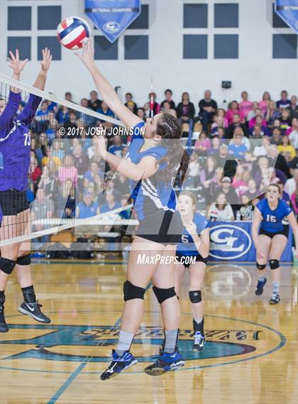 Thumbnail 3 in Clayton vs. McDonell Central (WIAA D5 Sectional Semifinal)  photogallery.