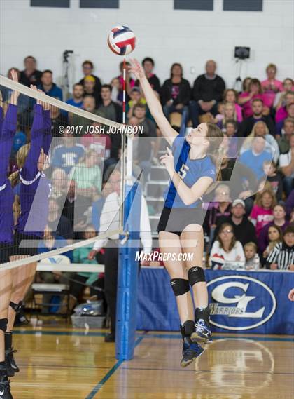 Thumbnail 3 in Clayton vs. McDonell Central (WIAA D5 Sectional Semifinal)  photogallery.