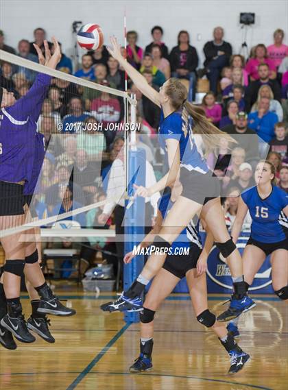 Thumbnail 1 in Clayton vs. McDonell Central (WIAA D5 Sectional Semifinal)  photogallery.