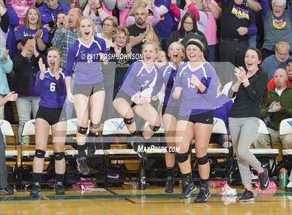 Thumbnail 3 in Clayton vs. McDonell Central (WIAA D5 Sectional Semifinal)  photogallery.