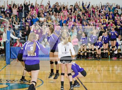 Thumbnail 1 in Clayton vs. McDonell Central (WIAA D5 Sectional Semifinal)  photogallery.