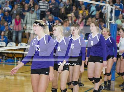 Thumbnail 3 in Clayton vs. McDonell Central (WIAA D5 Sectional Semifinal)  photogallery.