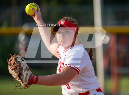 Thumbnail 3 in Katy vs. Kingwood (UIL Softball 6A Region 3 Final) photogallery.